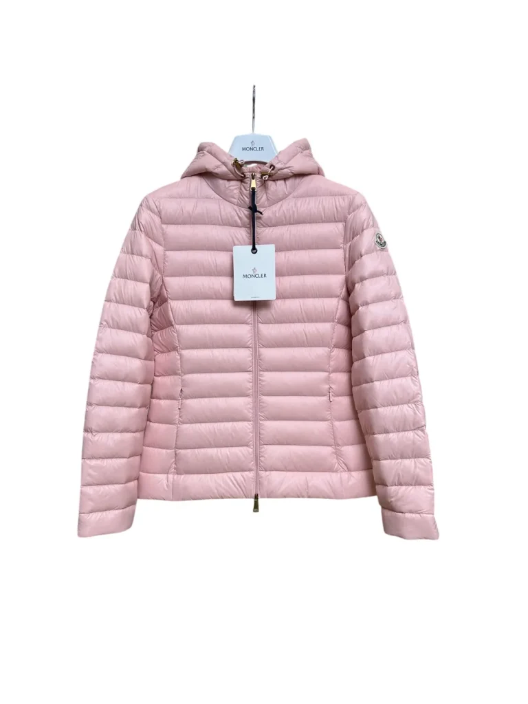 Mcler Quilted Waist-Cinching Hooded Goose Down Jacket