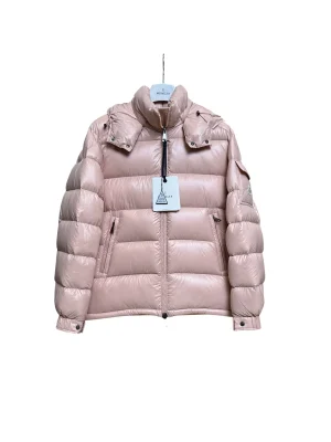 Mcler Women's Cherry Blossom Pink Hooded Goose Down Jacket