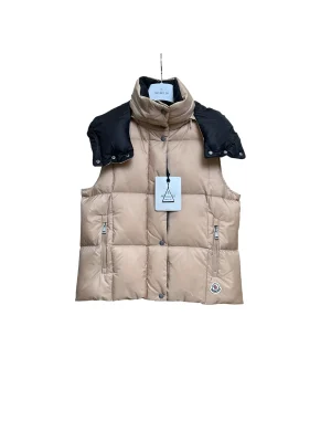Mcler Women's Detachable Hood Stand Collar Duck Down Vest