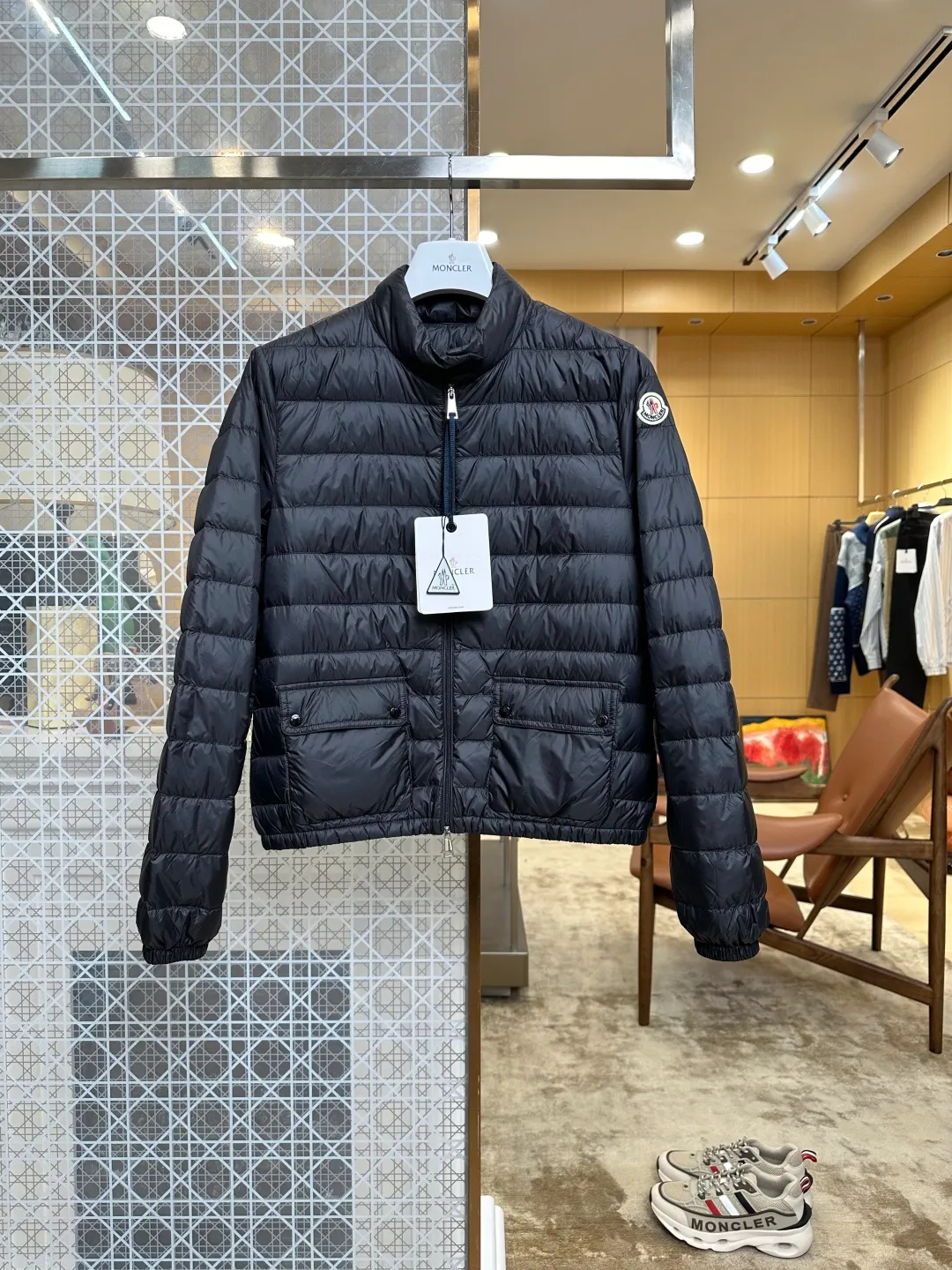 Mcler Women's Lightweight Cropped Stand Collar Goose Down Jacket