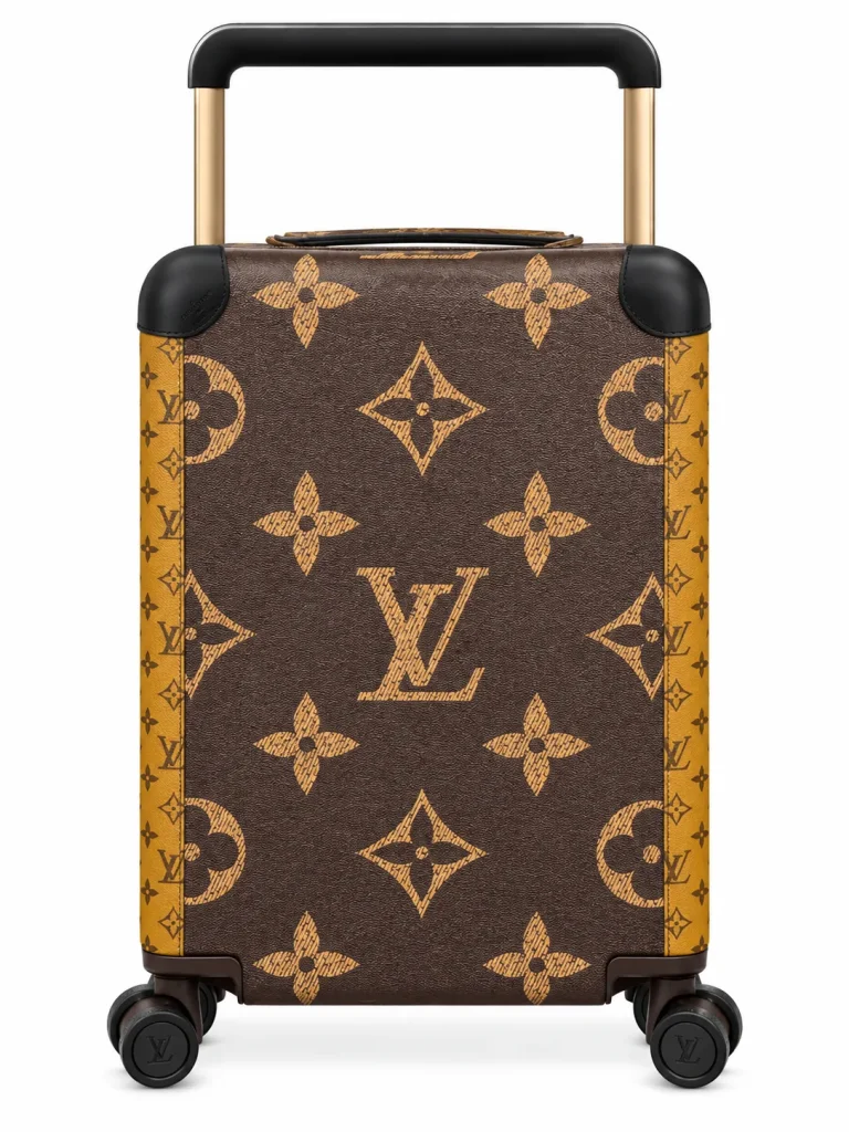 Front View Of Brown Monogram Carry-On Suitcase