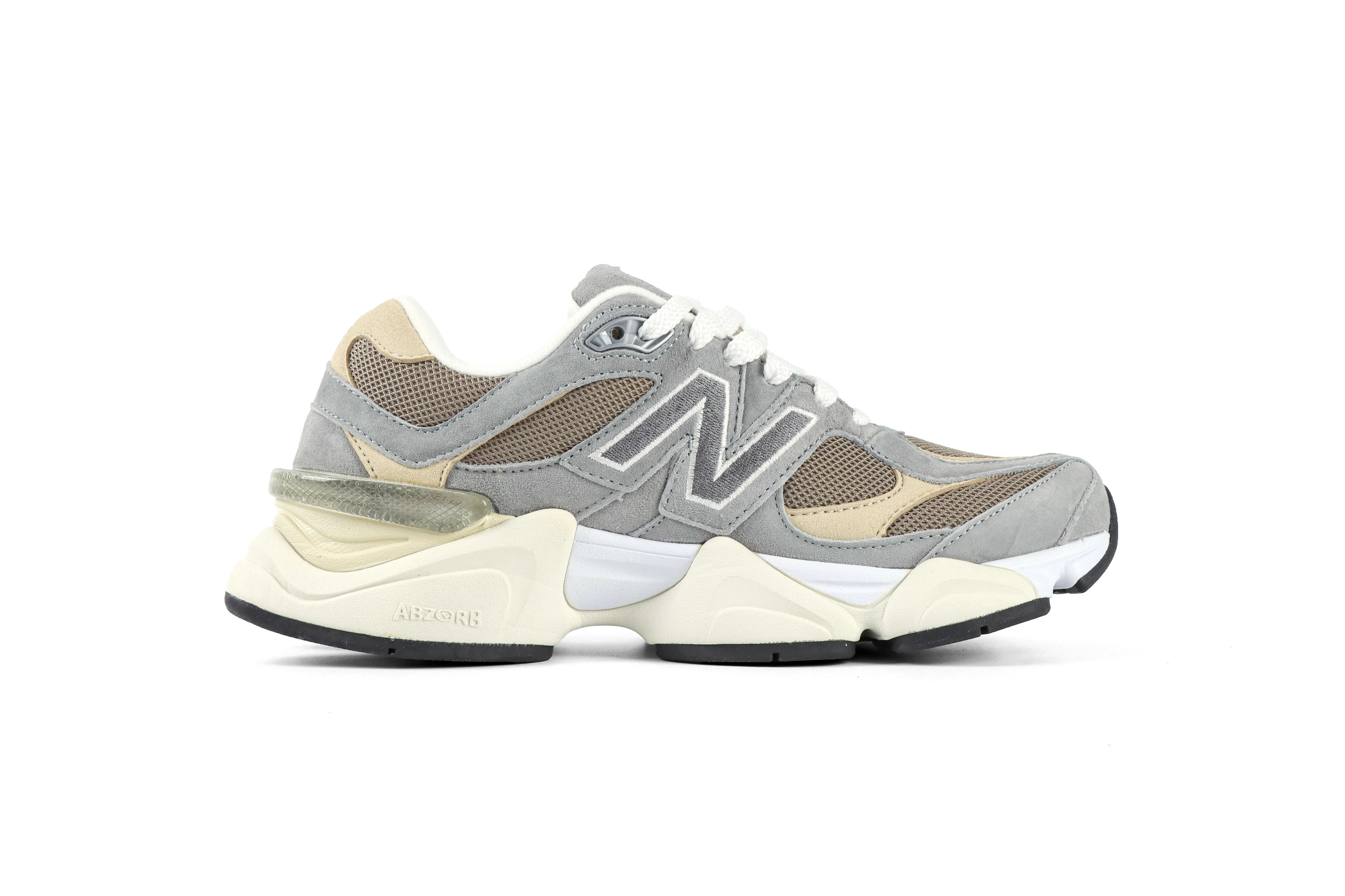 New Balance 9060 Slate Grey Arid Stone Sneakers Right Side View