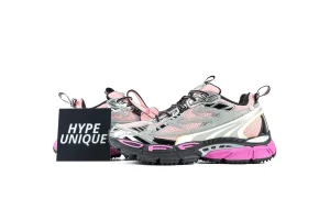 Off-White Be Right Back Sneakers PinkSilverBlack Profile View