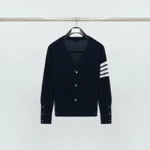 TB 100% Wool Button-Front Cardigan Sweater