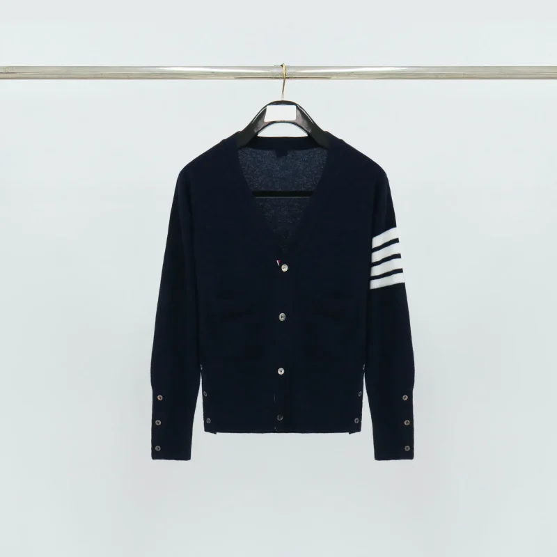 TB 100% Wool Button-Front Cardigan Sweater