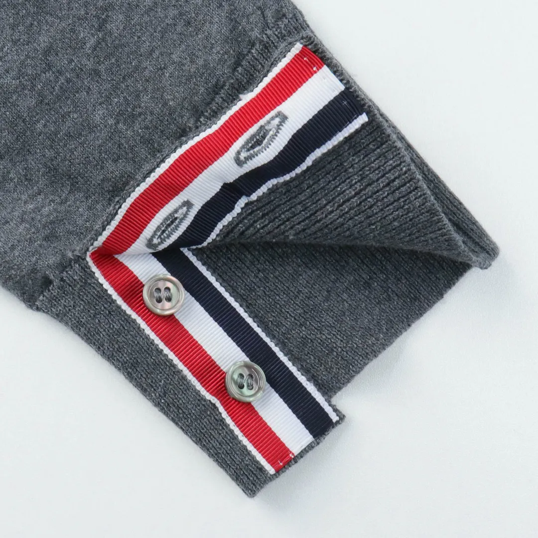 Tricolor Stripe Sleeve Cuff Detail