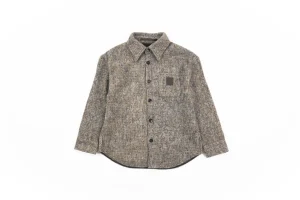 Wool Blend Oversized Shirt Jacket