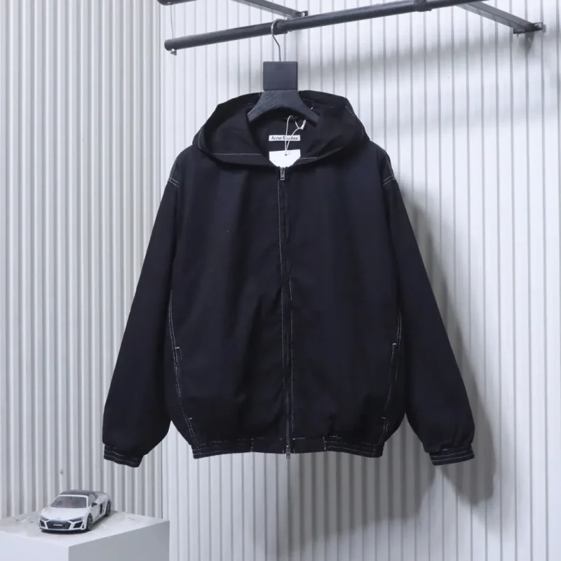 Acne 26FW Contrast Stitch Hooded Jacket
