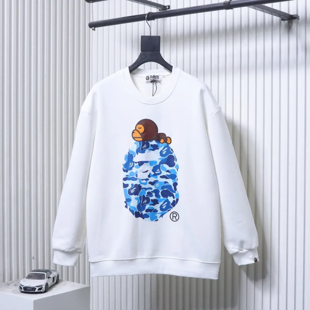 Front View BAPE Camo Ape Head Sweatshirt