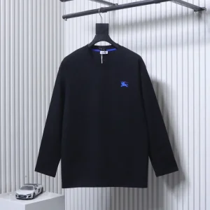 Front View BBR 25FW Equestrian Horse Print Cotton Blend Long Sleeve Shirt