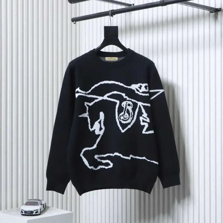 BBR Equestrian Knight Heavy Wool Jacquard Sweater