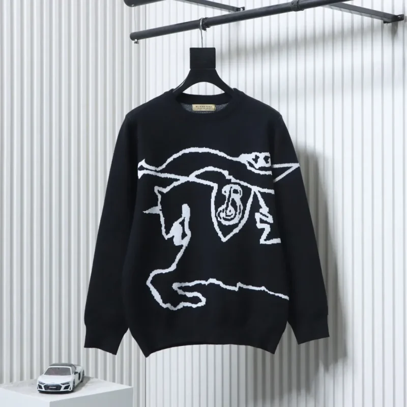 BBR Equestrian Knight Heavy Wool Jacquard Sweater