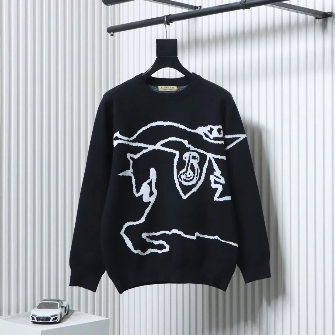 BBR Equestrian Knight Heavy Wool Jacquard Sweater