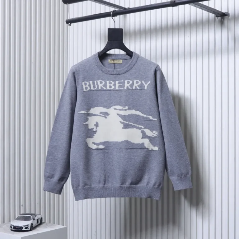 BBR Equestrian Knight Wool Cashmere Jacquard Sweater