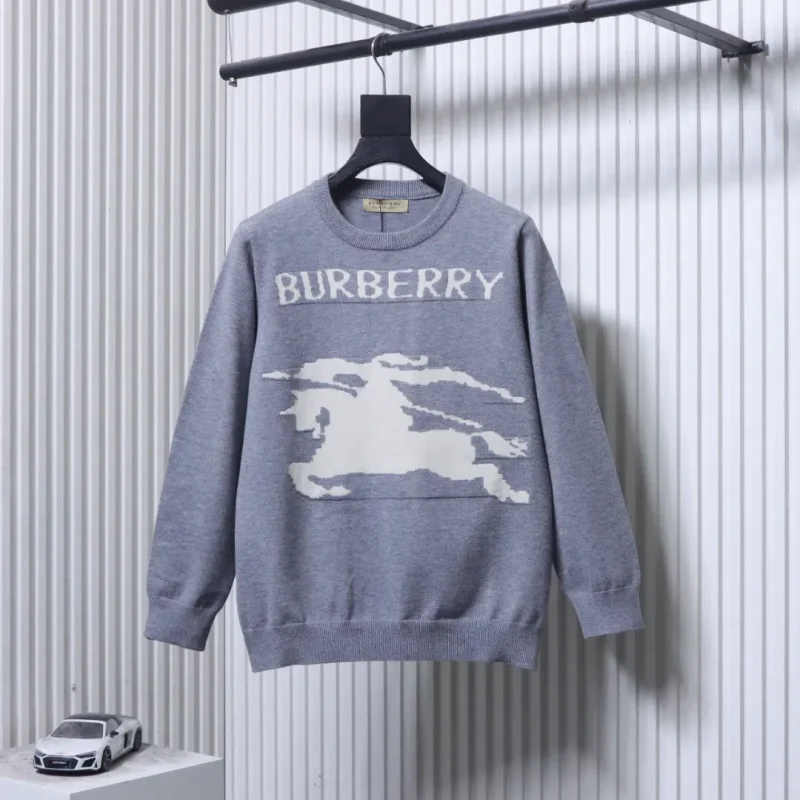 BBR Equestrian Knight Wool Cashmere Jacquard Sweater