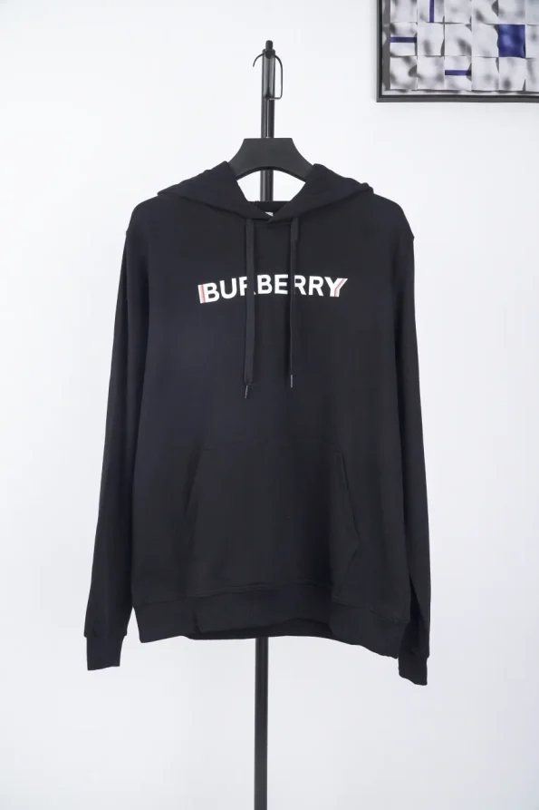 BBR Tricolor Logo Black Hoodie