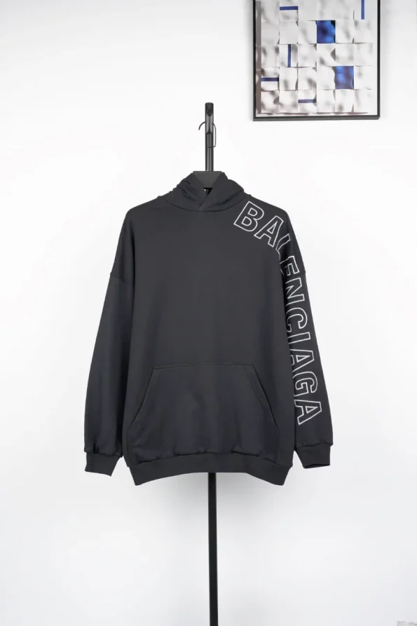 BLCG Paris Embroidered Letter Logo Hoodie