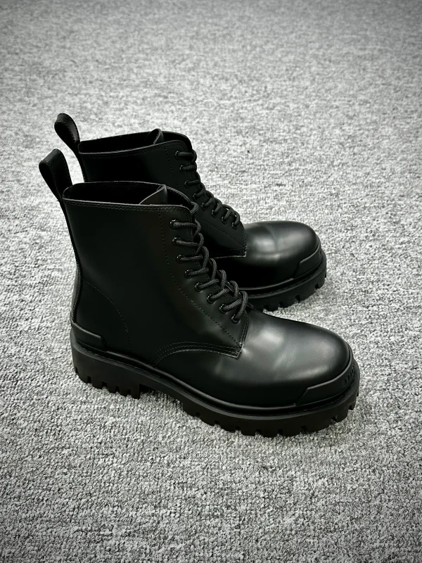 BLCG Strike "Black" Leather Platform Boots