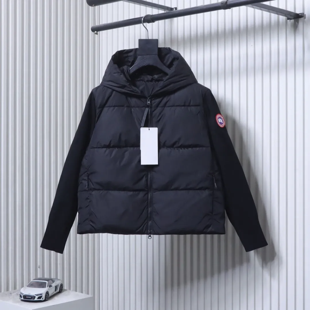 Front View CG CLASSAY Plaid Hooded Wool Cashmere Cardigan