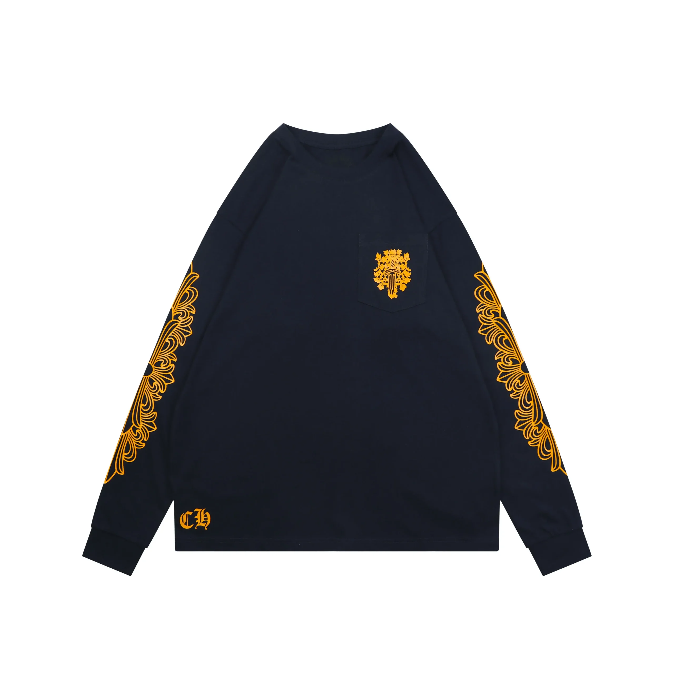 Front View CH Vine & Sword Long Sleeve Shirt