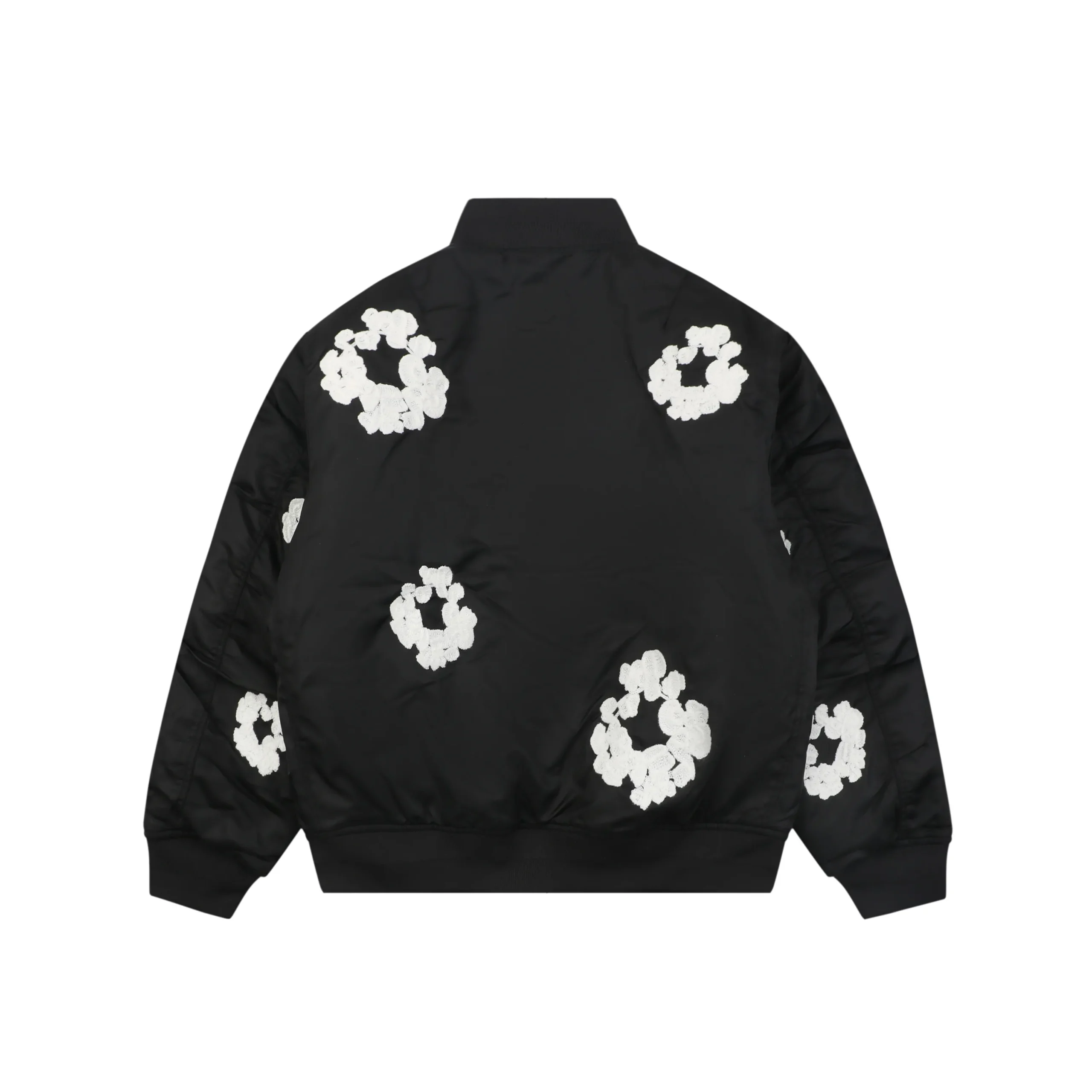 Back View Denim Tears Cotton Wreath Reversible Bomber Jacket
