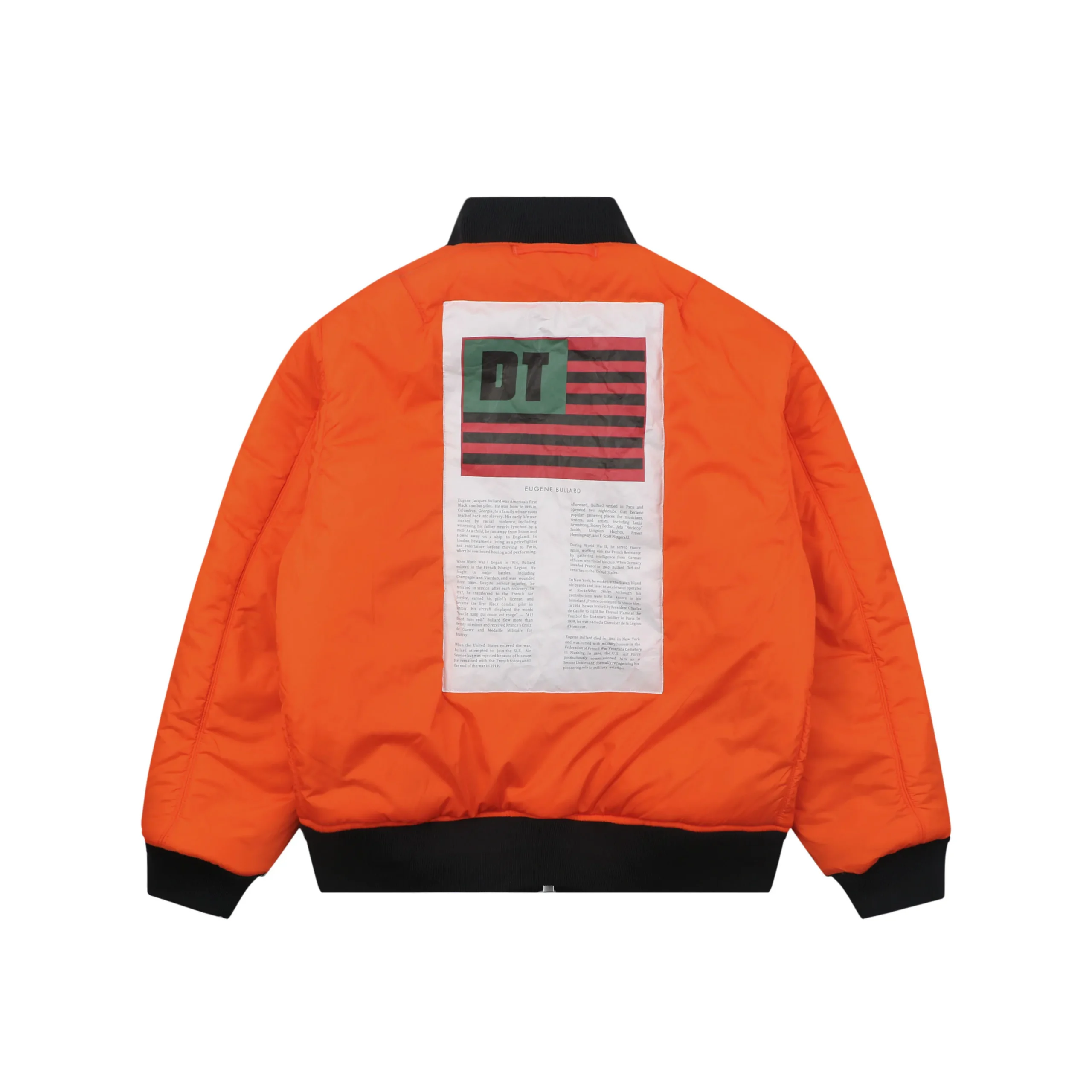 Back View Denim Tears Cotton Wreath Reversible Bomber Jacket