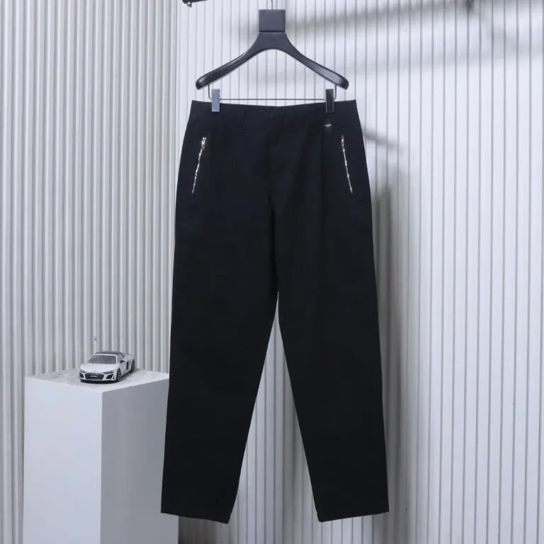 Front View FF Jacquard Pocket Tailored Trouser