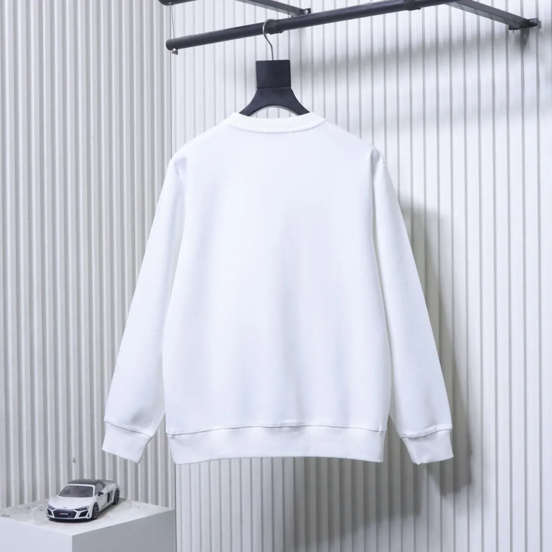 Back View Floral Anagram Print Sweatshirt