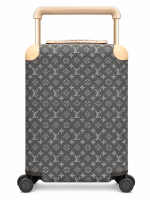 Rolling Suitcase Front View On White Background