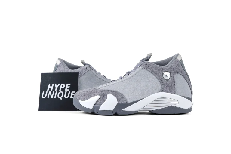 Jordan 14 Retro Flint Grey Side Profile