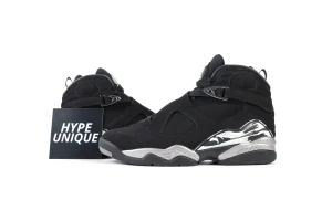 Jordan 8 Retro Chrome Sneakers 2026 Side Profile