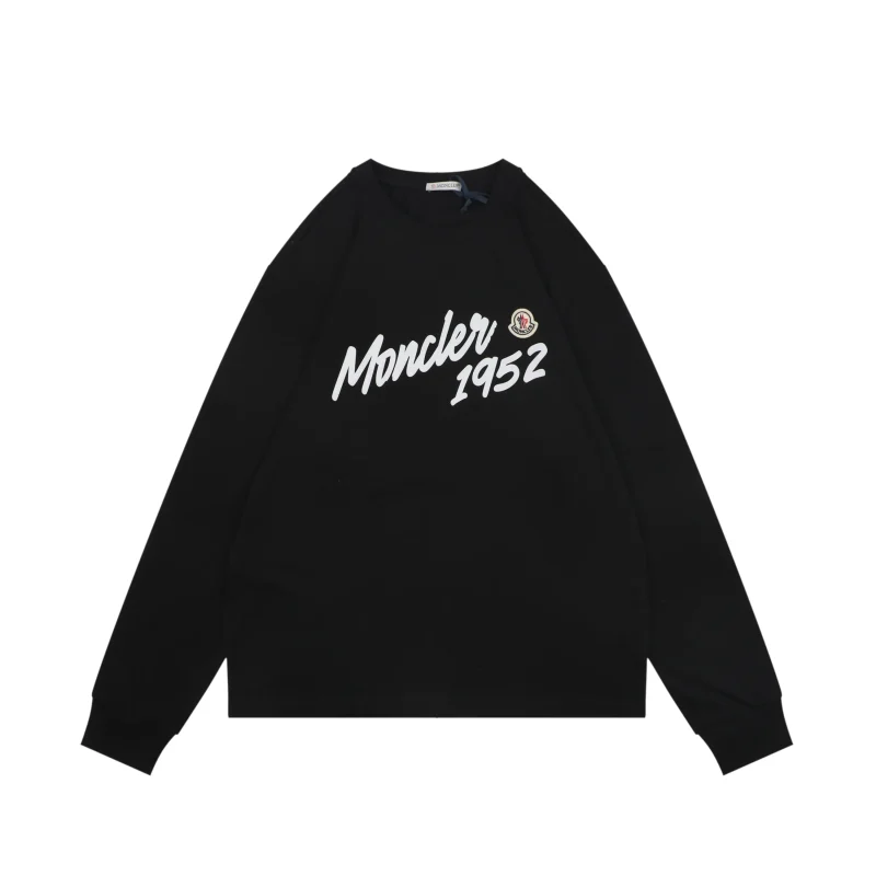 Mcler 1952 Signature Letter Print Heavyweight Long Sleeve Shirt