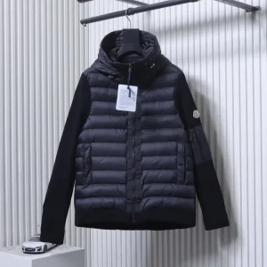 Front View Mcler Arroux Cream White Lightweight Down Jacket