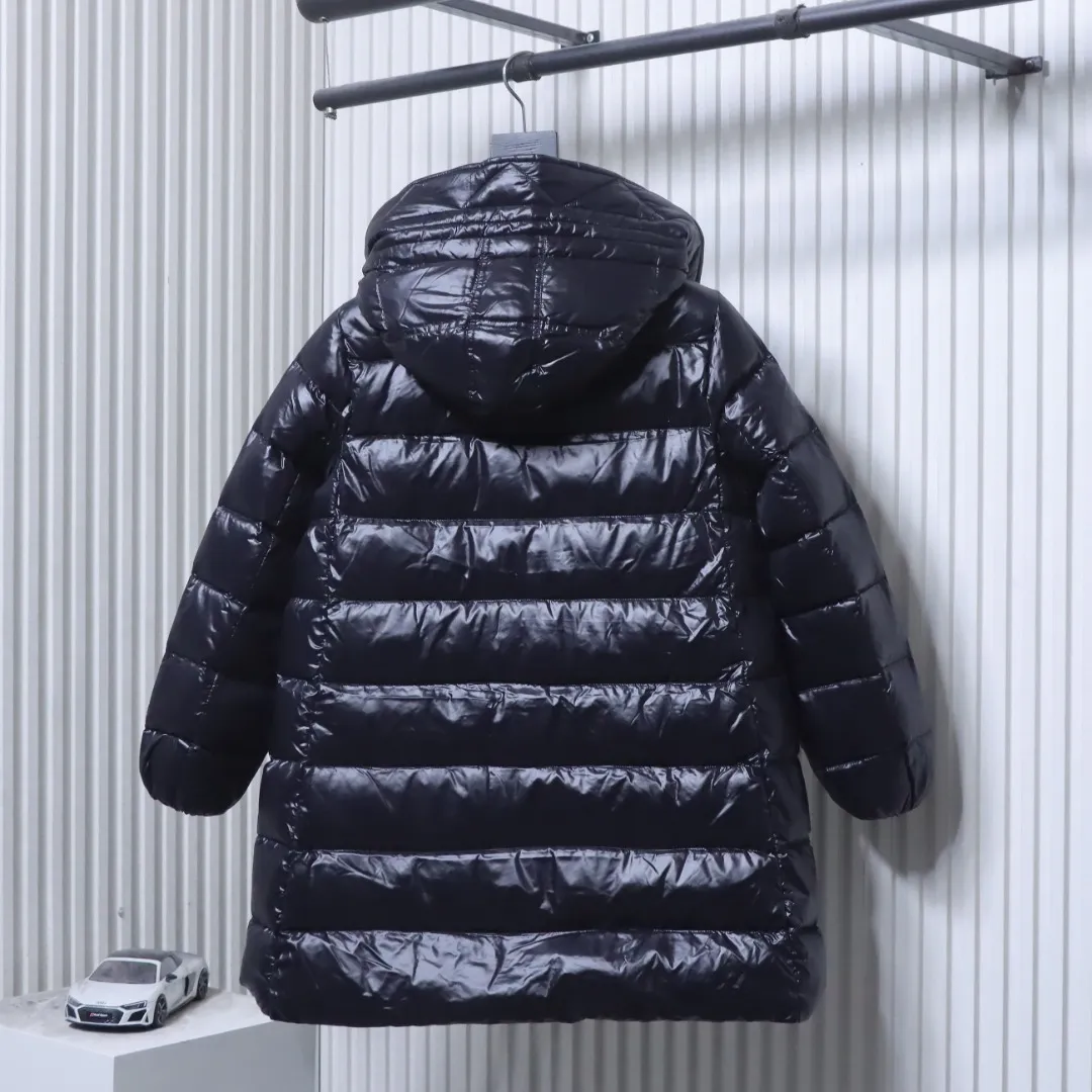 Back View Mcler Baby Style Women's Mid-Length Hooded Down Jacket