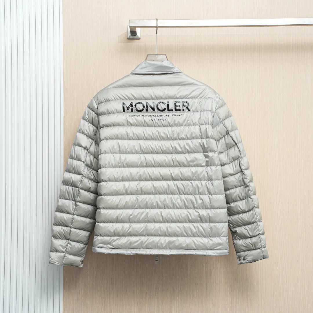 Back Reverse Mcler Cidone Reversible Shirt Style Down Jacket