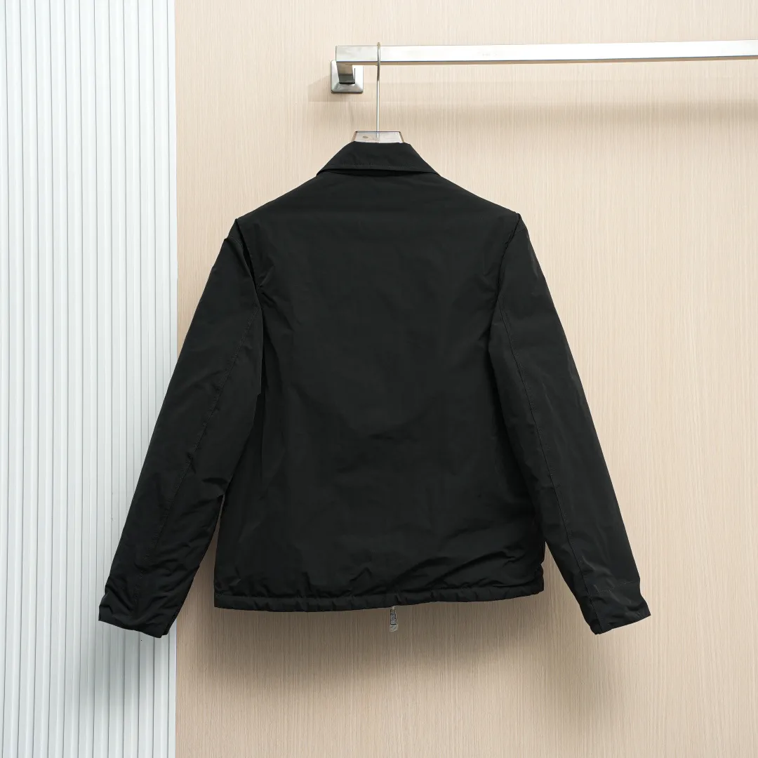 Back View Mcler Cidone Reversible Shirt Style Down Jacket