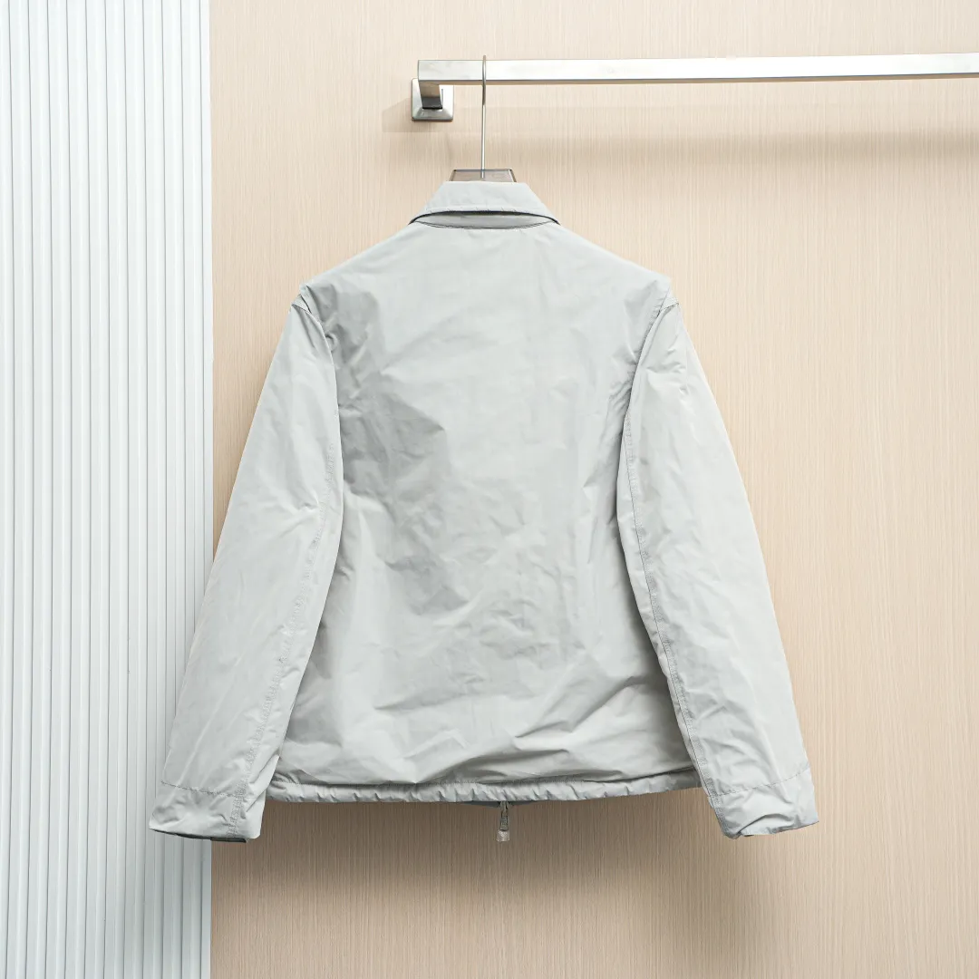 Back View Mcler Cidone Reversible Shirt Style Down Jacket