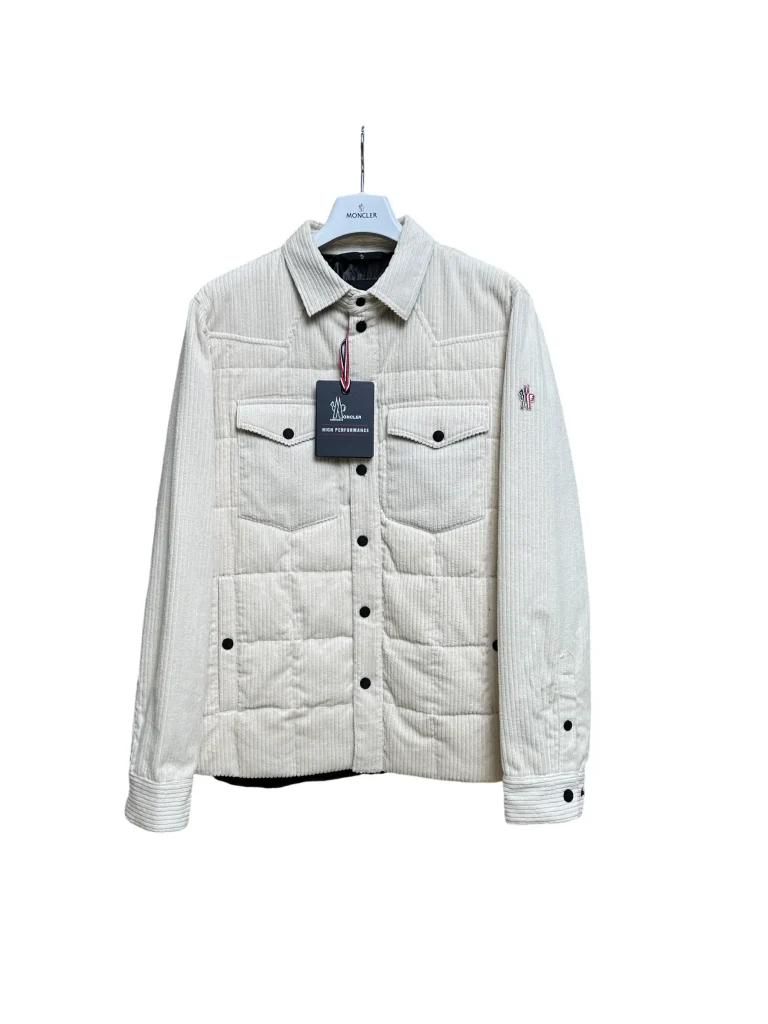 Mcler Corduroy Shirt Collar Goose Down Jacket