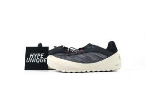 Mcler Emilien Grey Cream Sole Sneakers Side Profile