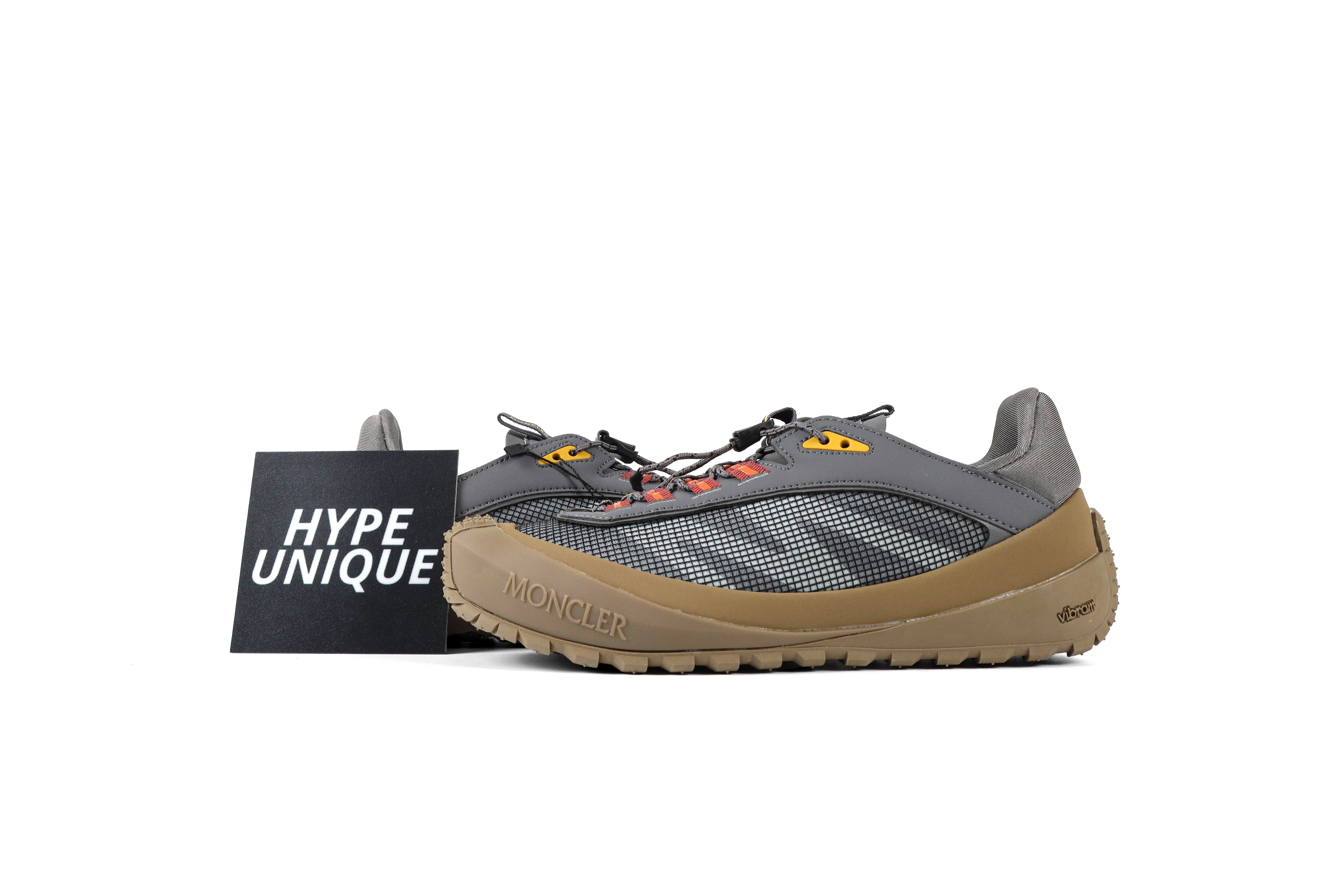 Mcler Trailgrip LP Grey Brown Sneakers Side Profile
