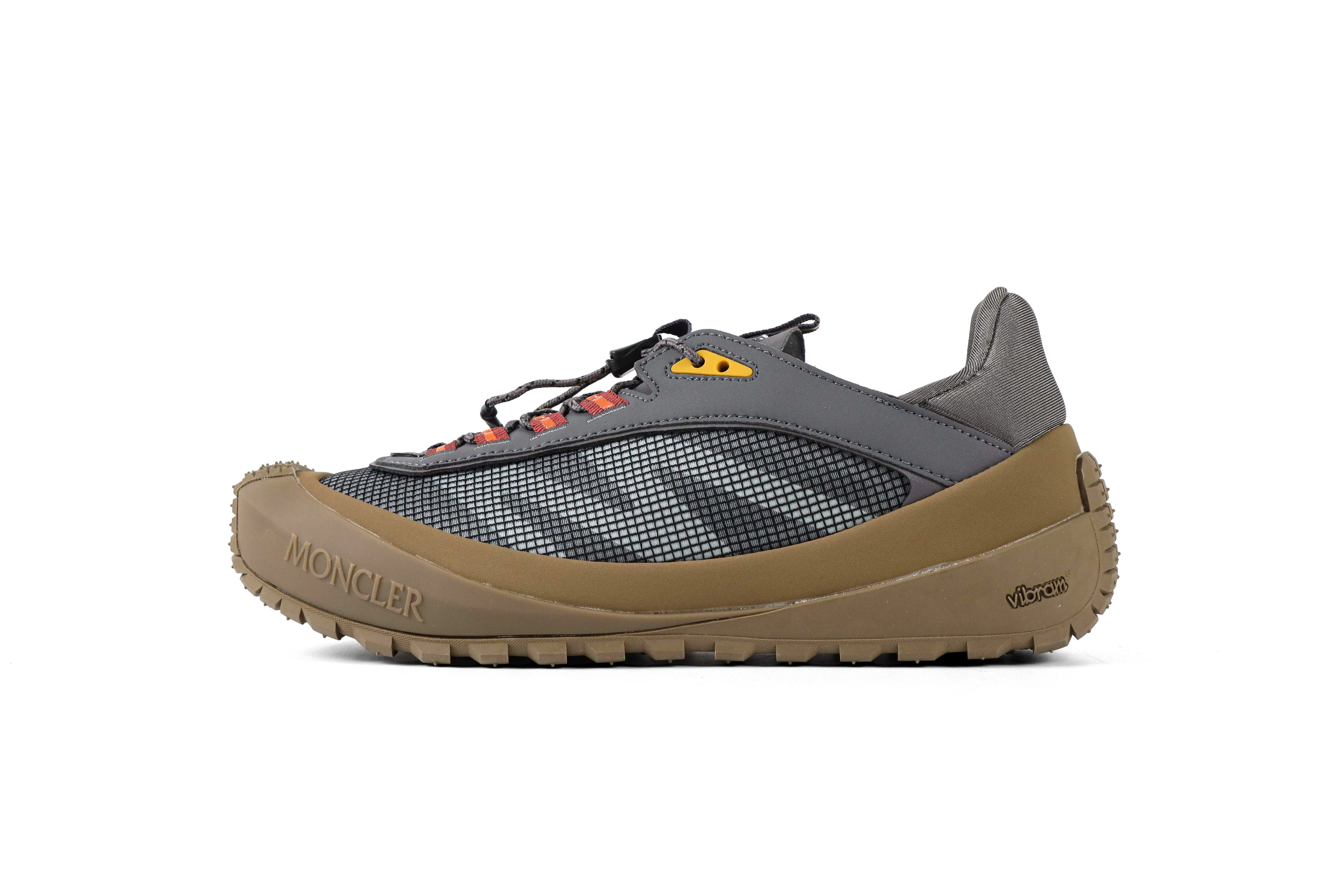 Mcler Trailgrip LP Grey Brown Sneakers Left Side View