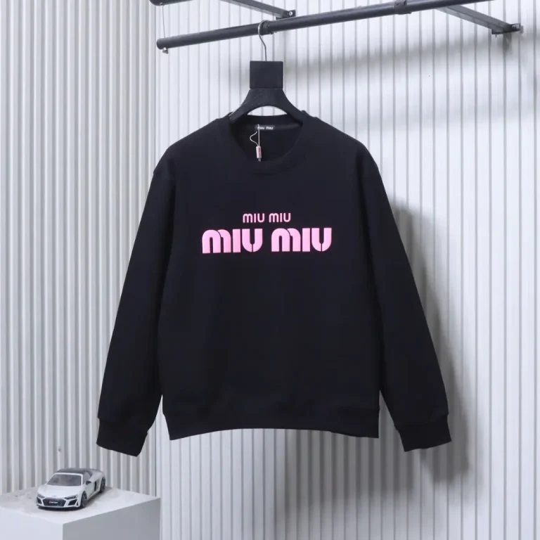 Front View MiuM 25FW Logo Sweatshirt