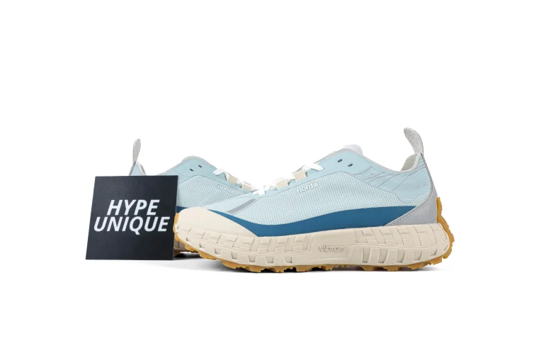 Norda 001 Ether Light Blue Trail Sneakers Side Profile