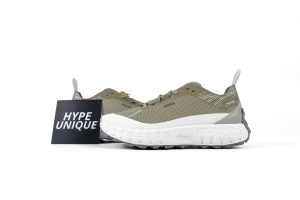 Norda 001 Lab Tea Olive Green Trail Sneakers Side Profile