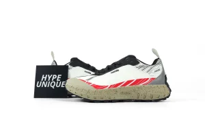 Norda 001 RZ Magma White Red Trail Sneakers Side Profile