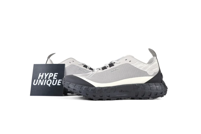 Norda 001A "Grey Black" Trail Sneakers