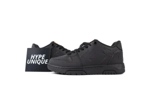 Off-White Out Of Office Black Molded Sneakers Side Profile