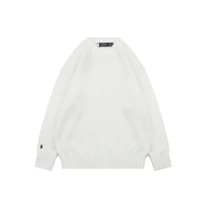 RL Pony Embroidered Cotton Crew Neck Sweater
