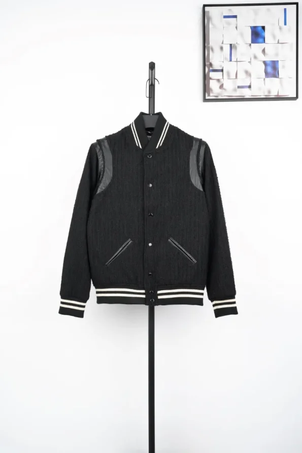 SL Aries Wool Leather Varsity Jacket