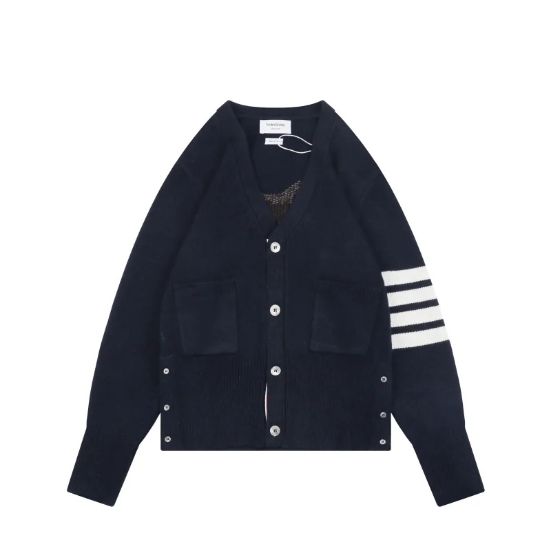 TB K36 Four-Bar Pony Jacquard Hooded Cardigan